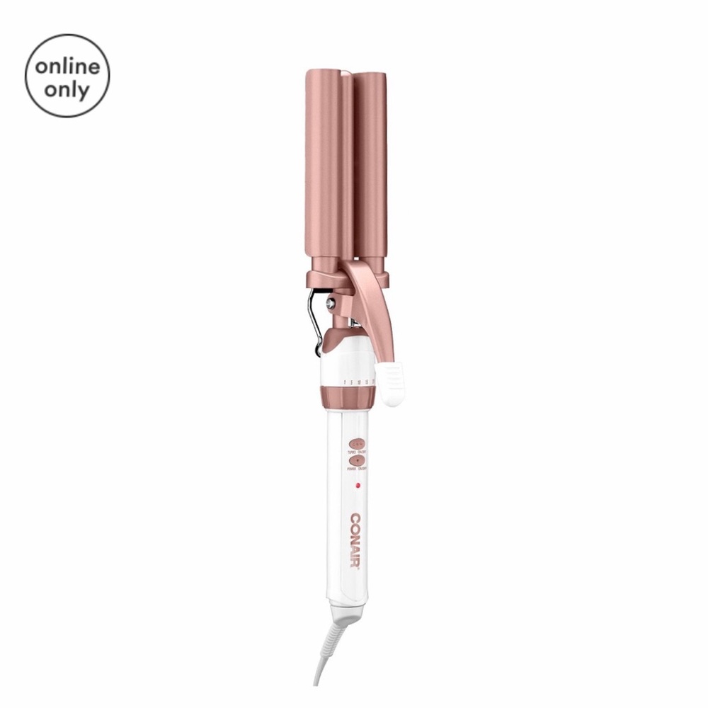 Double Ceramic Triple Barrel Waver